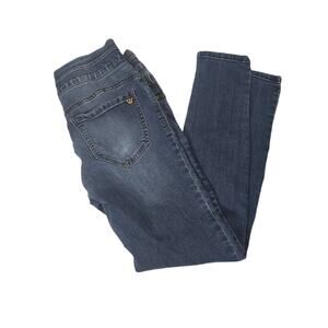 Wit & Wisdom Women's Denim Flat Front PullOn Stretch Med Wash Jeans Causal 4
